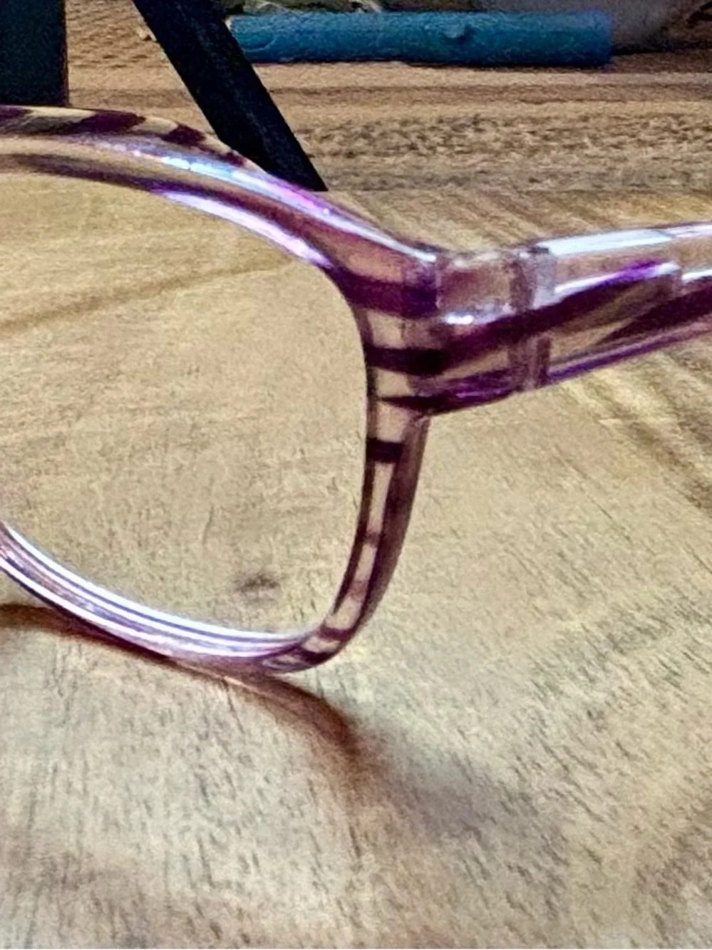 Source Unknown Purple Clear Kids Sunglasses